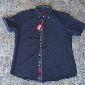 XL Mens short sleeve button up